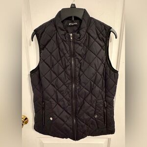 Fuinloth Black Quilted Puffer Vest Size Large